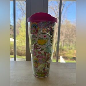 Masters Pink-Lid Paisley Floral Tervis Tumbler